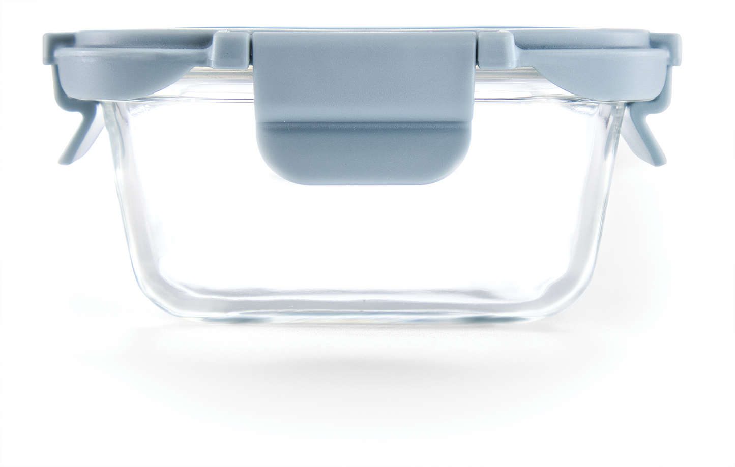 Veigo Pure and Sure | SQUARE  | Borosilicate Glass Container with Stainless Steel Lid