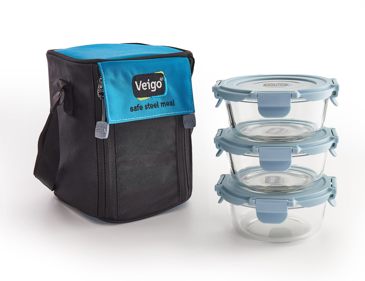 Veigo Pure & Sure Combo- Set of 3 Round in an Insulated Pouch