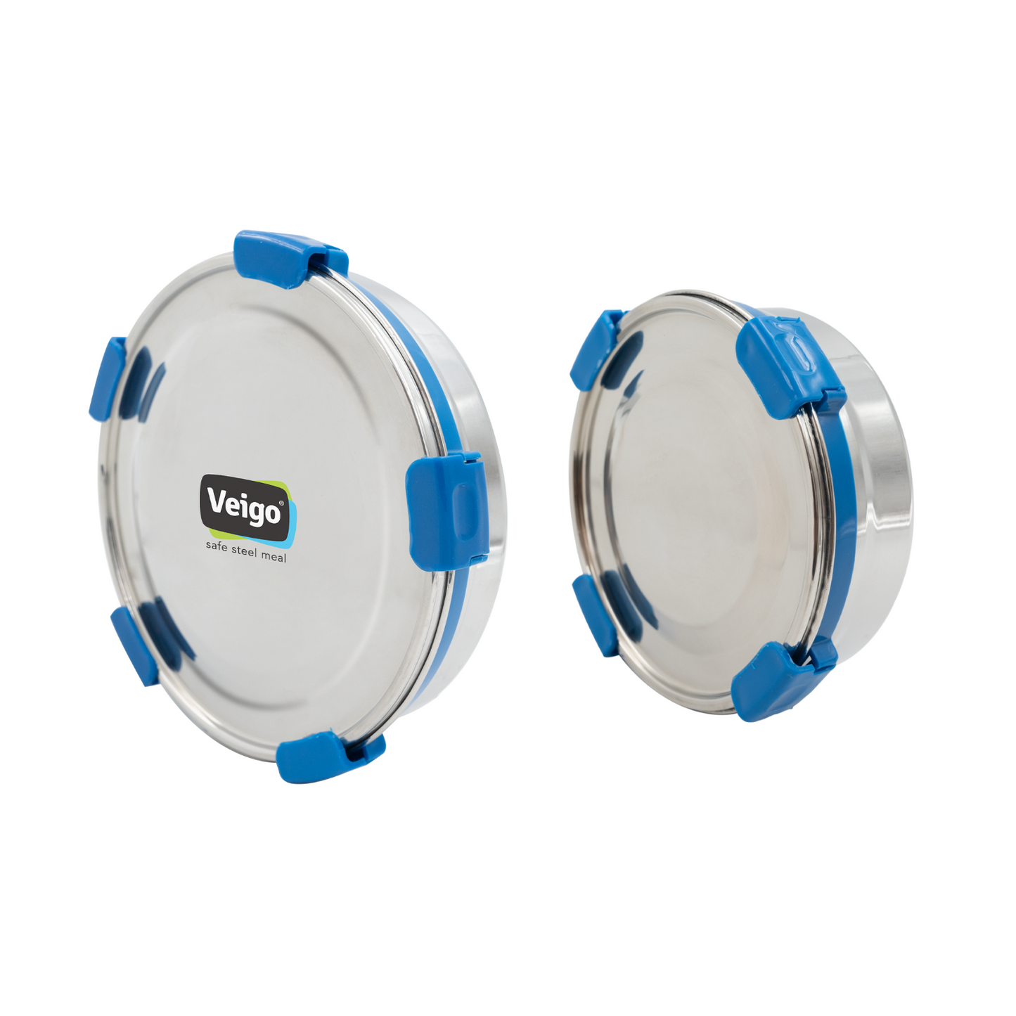 Veigo Maxosteel Round Storage Box- Set of 2