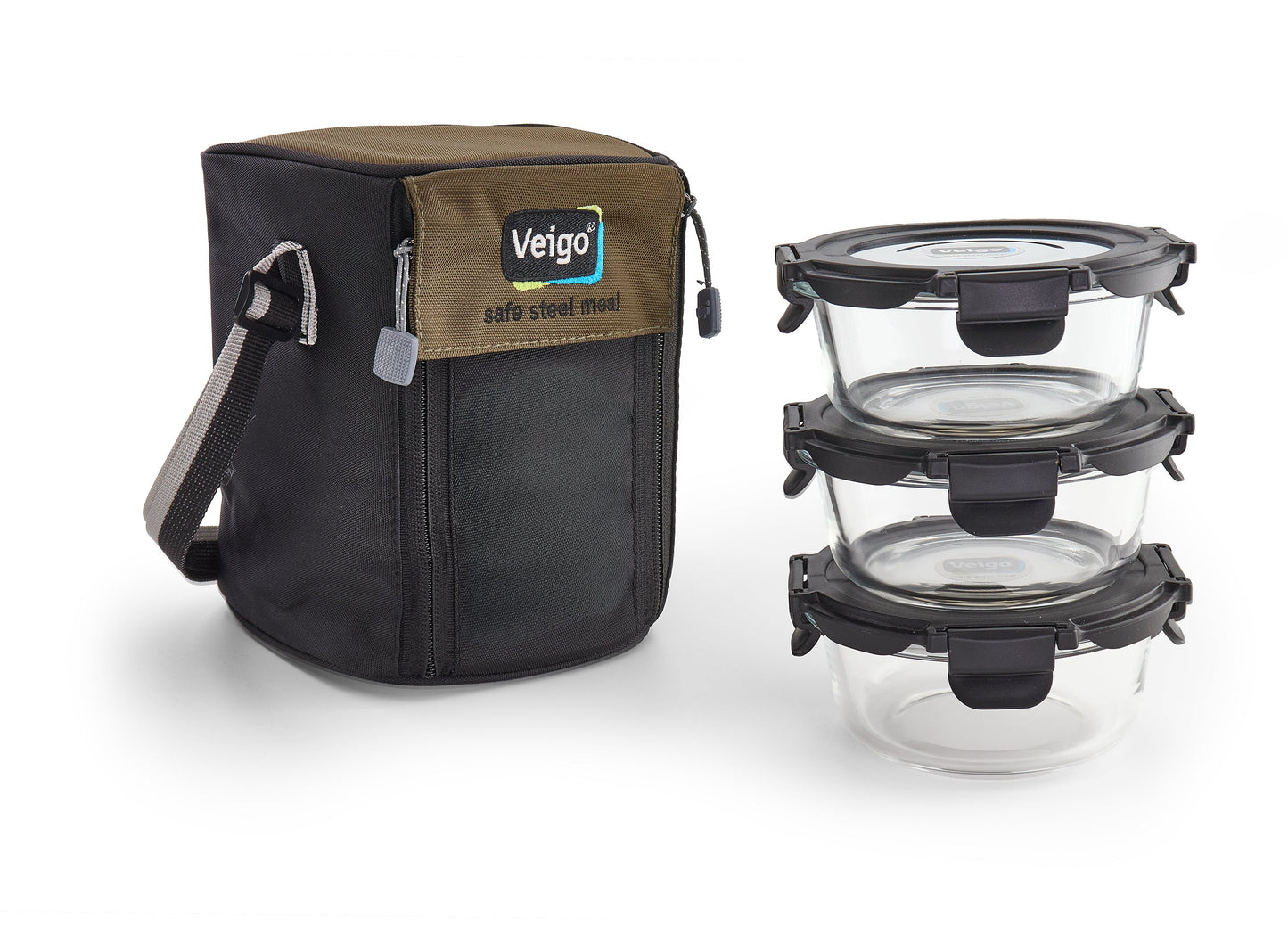 Veigo Pure & Sure Combo- Set of 3 Round in an Insulated Pouch