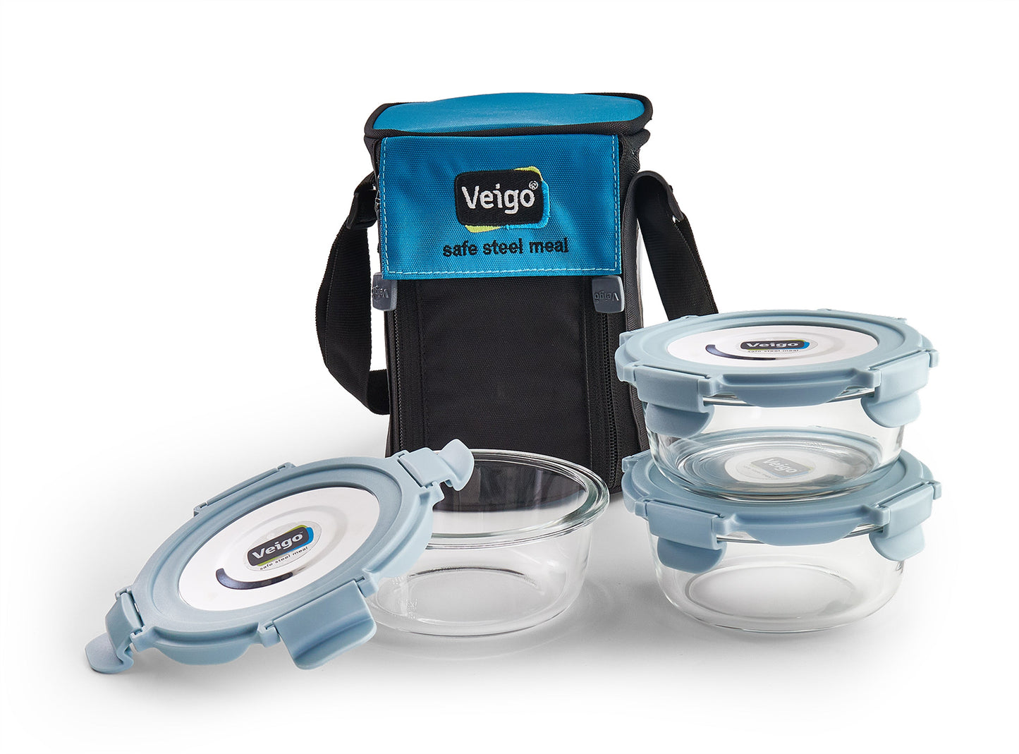 Veigo Pure & Sure Combo- Set of 3 Round in an Insulated Pouch