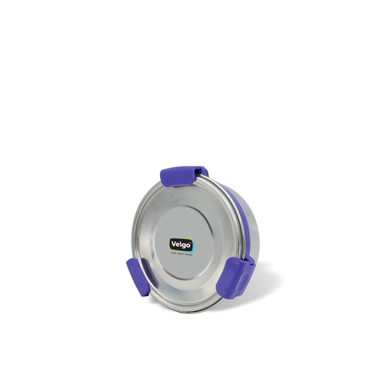 Veigo Maxosteel Round Storage Dabba