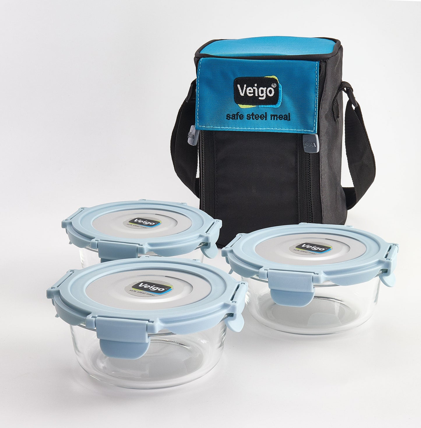 Veigo Pure & Sure Combo- Set of 3 Round in an Insulated Pouch