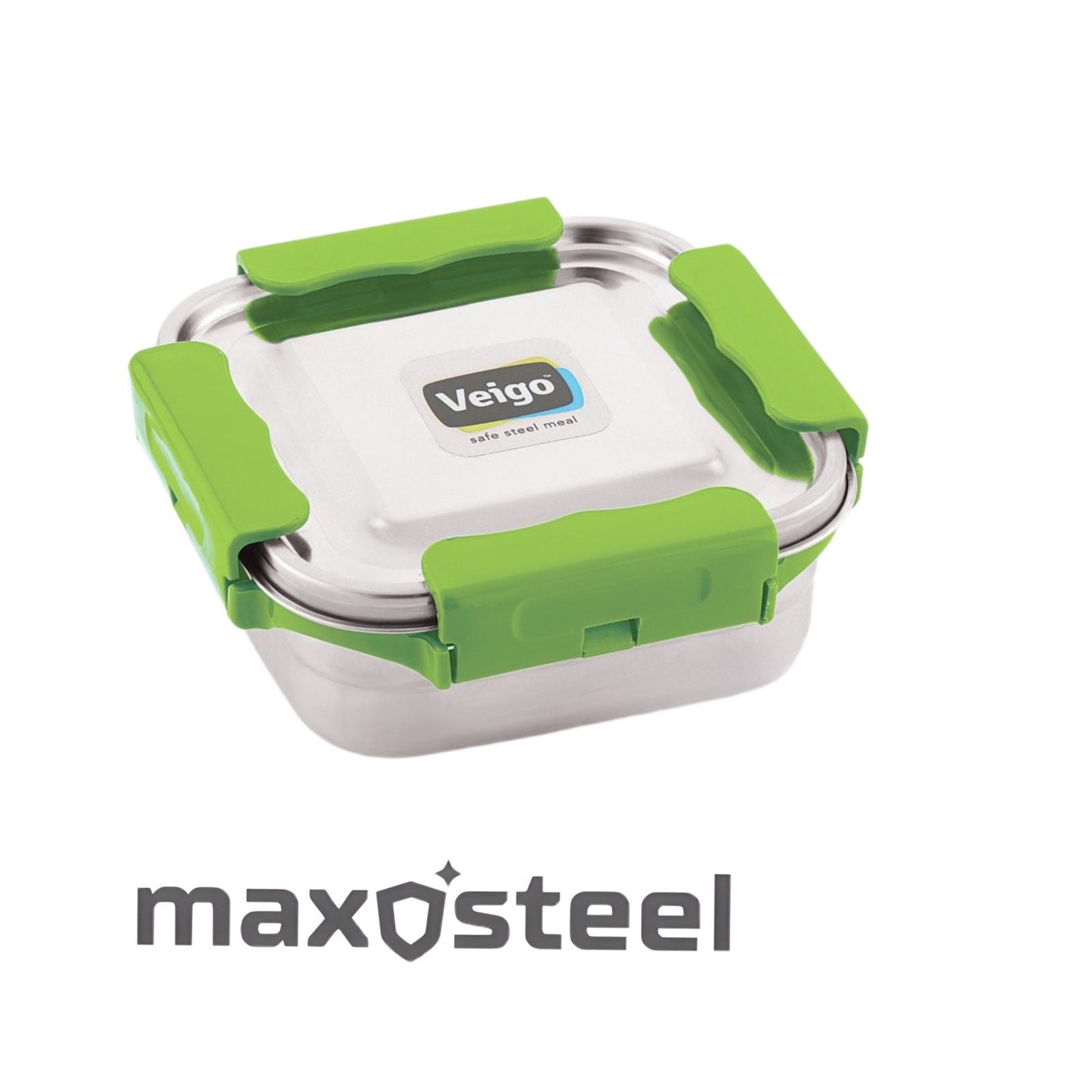 Veigo Medium MaxoSteel Stainless Steel Lunch Box