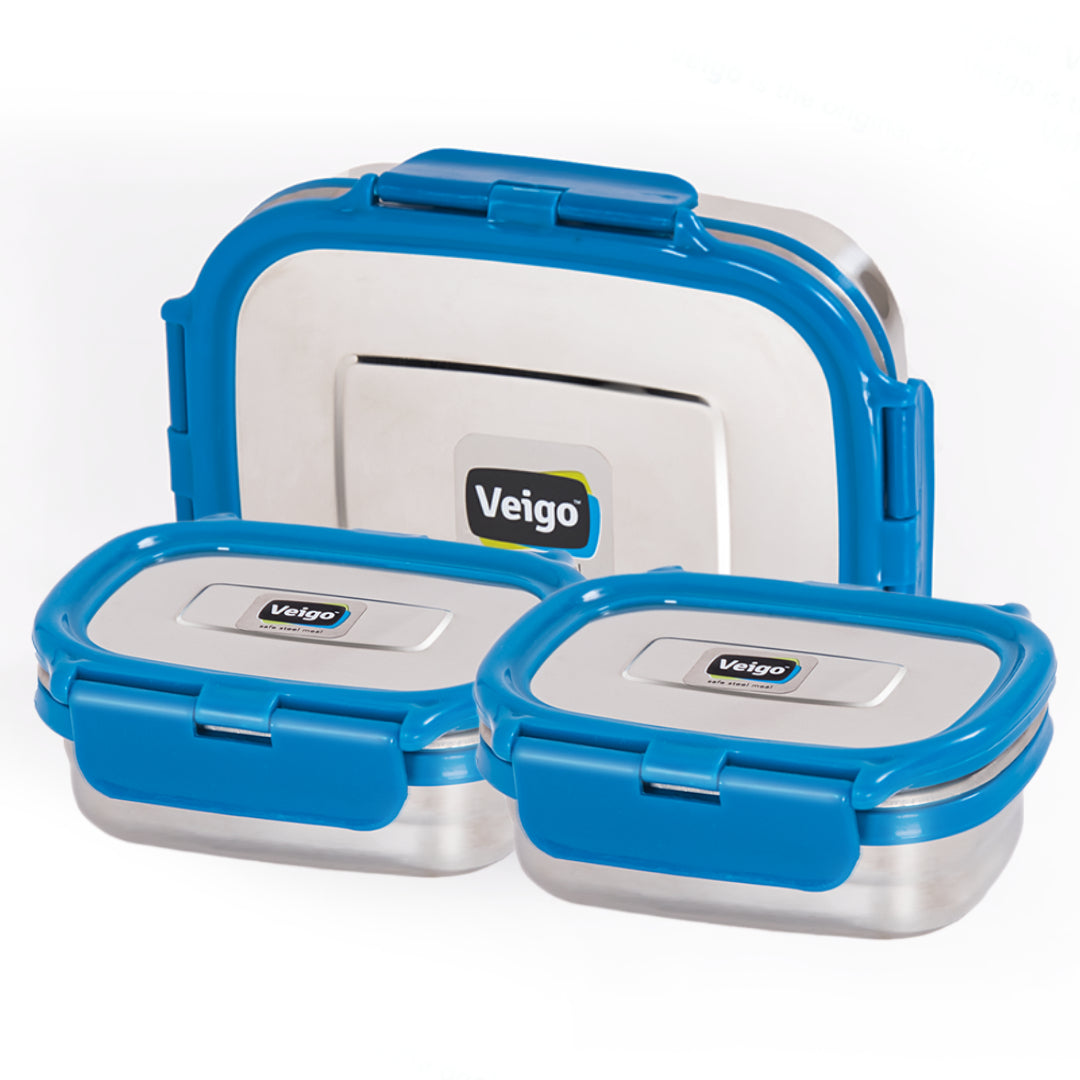 Blue lunchboxes